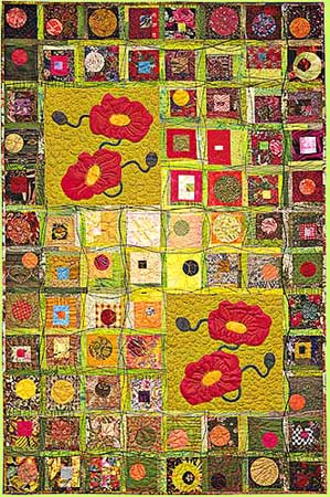 Quilt CHATTY BLOSSOMS by Melody Crust